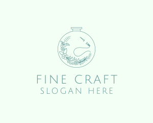 Nature Stitching Fabric logo design