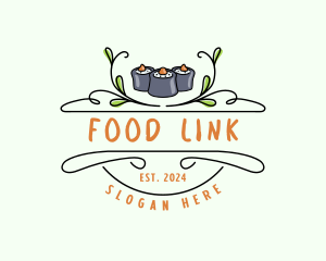 Sushi Kitchen Cuisine logo design