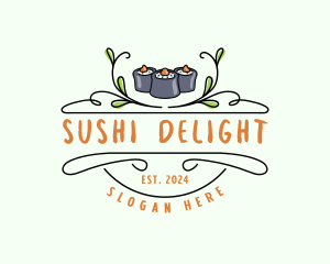 Sushi Kitchen Cuisine logo design