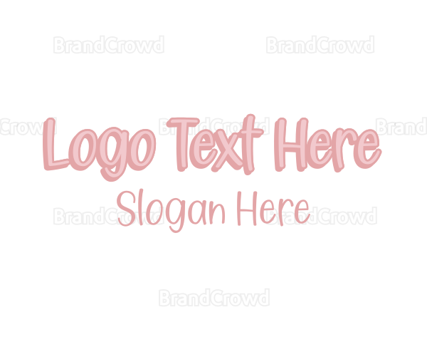 Cute Feminine Pastel Logo