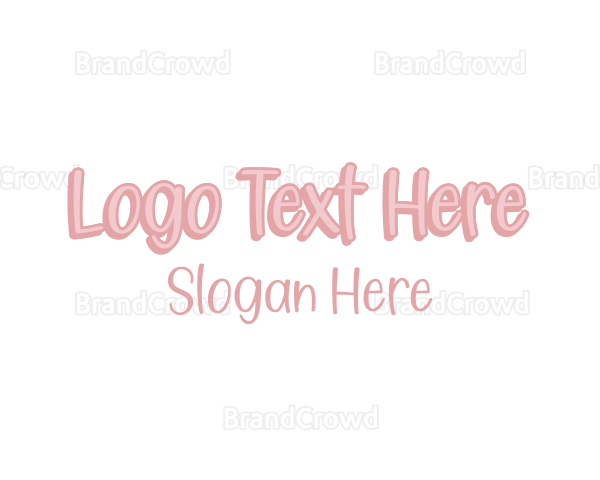 Cute Feminine Pastel Logo