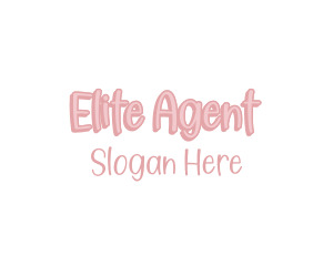 Cute Feminine Pastel Logo