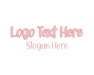 Cute Feminine Pastel Logo