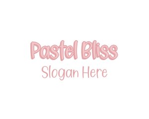 Cute Feminine Pastel logo design