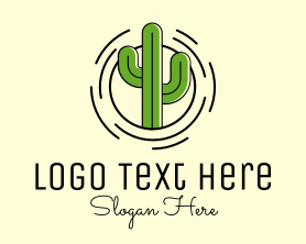 Cactus Plant logo design