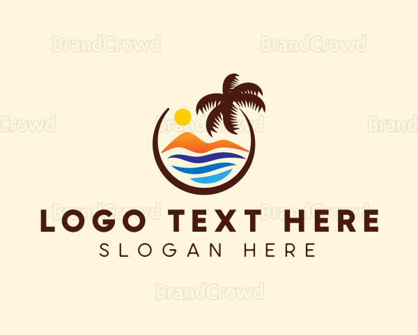 Beach Mountain Travel Logo