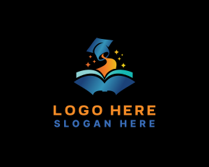 Ebook - Knowledge Book Learning logo design