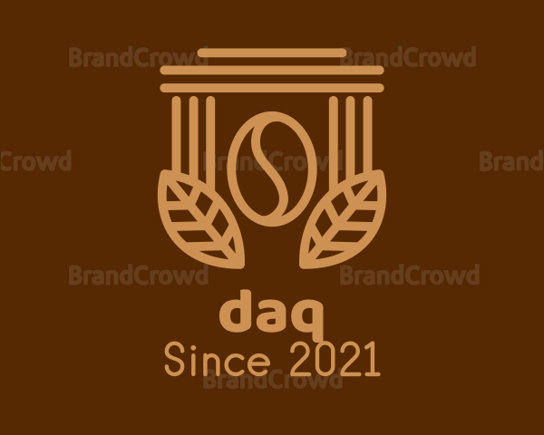 Coffee Brew Pillar Logo