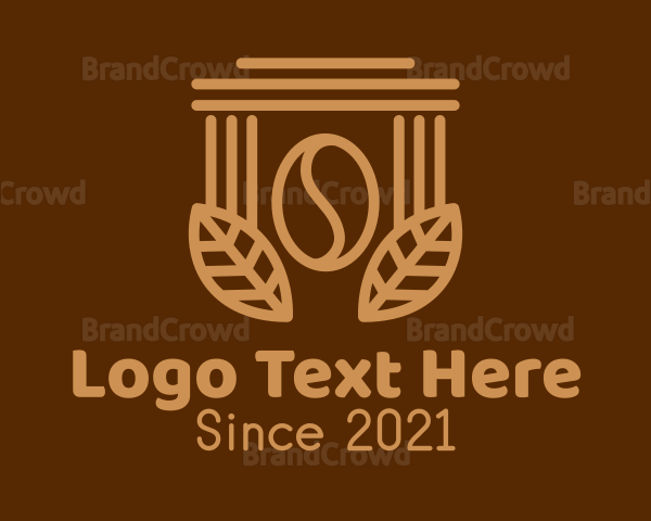 Coffee Brew Pillar Logo