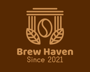 Coffee Brew Pillar  logo design