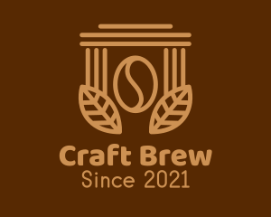 Coffee Brew Pillar  logo design