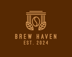 Coffee Brew Pillar  logo design