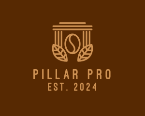 Coffee Brew Pillar  logo design