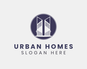 Urban Real Estate Building logo design