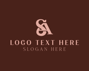 Firm - Antique Fashion Business Letter SA logo design