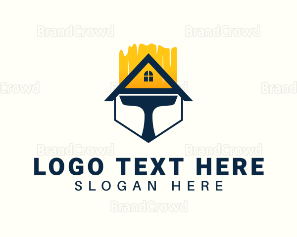 Paintbrush House Renovation Logo | BrandCrowd Logo Maker