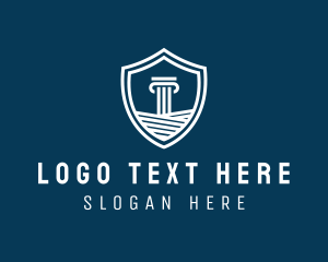 Tuscan - Shield Pillar Finance logo design