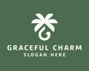 Palm Tree Oil Letter G  logo design