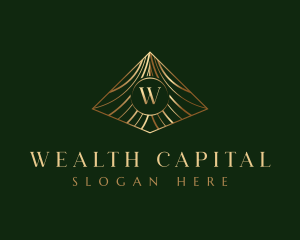 Pyramid Wealth Finance logo design