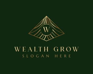 Pyramid Wealth Finance logo design