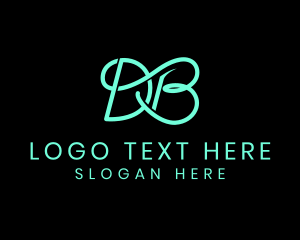 Simple - Elegant Minimalist Letter DB logo design