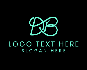 Interior Design - Elegant Minimalist Letter DB logo design