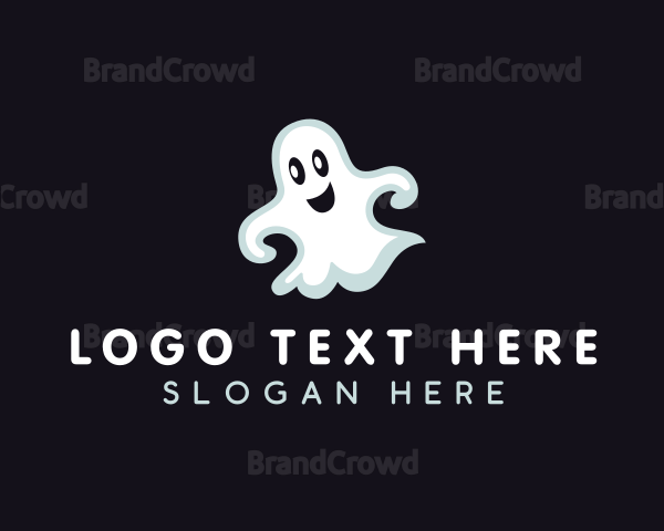 Halloween Ghost Costume Logo