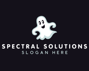 Ghost - Halloween Ghost Costume logo design