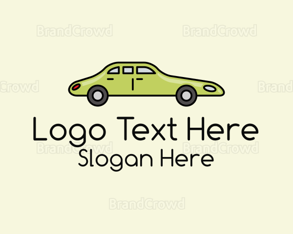 Green Long Car Logo