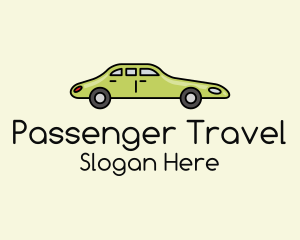 Passenger - Green Long Car logo design