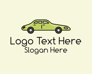 Green Long Car Logo