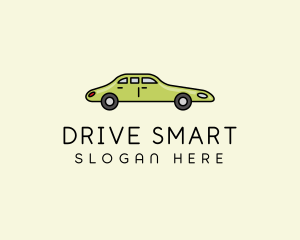 Green Long Car logo design