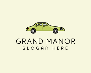 Green Long Car logo design