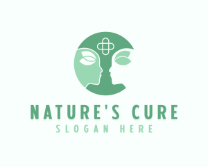 Naturopathy - Natural Mental Health Wellness logo design