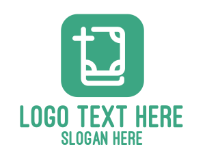 Catholic - Christian Bible App logo design
