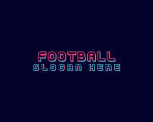 Synthwave - Neon Tech Studio logo design