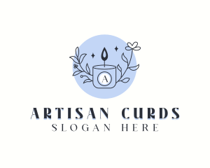 Scented Organic Candle logo design