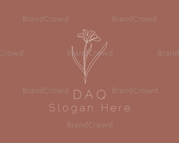 Minimalist Beauty Flower Logo