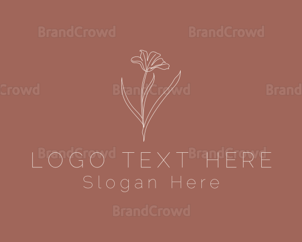 Minimalist Beauty Flower Logo