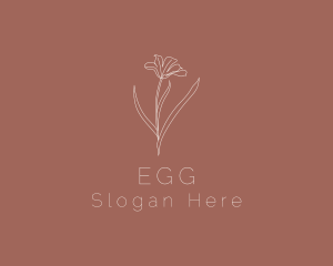 Home Decor - Minimalist Beauty Flower logo design