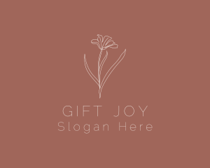 Minimalist Beauty Flower logo design