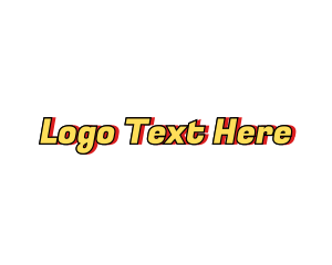 Random - Retro Fun Comic logo design