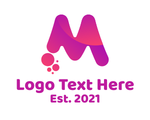 Communicate - Modern Messaging Letter M logo design