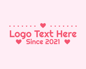 Engagement - Valentine Lover Heart logo design