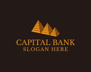 Bank - Egyptian Pyramid Banking logo design