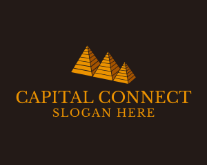 Egyptian Pyramid Finance  logo design