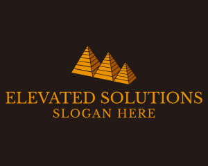 Egyptian Pyramid Banking  logo design