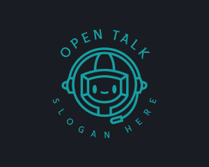 Digital Talk Robot logo design