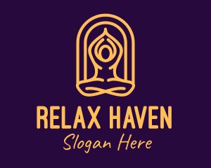 Meditation Yoga Wellness logo design