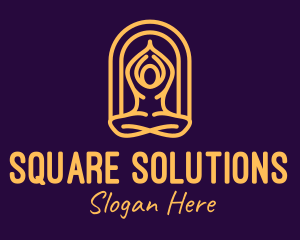 Meditation Yoga Wellness logo design